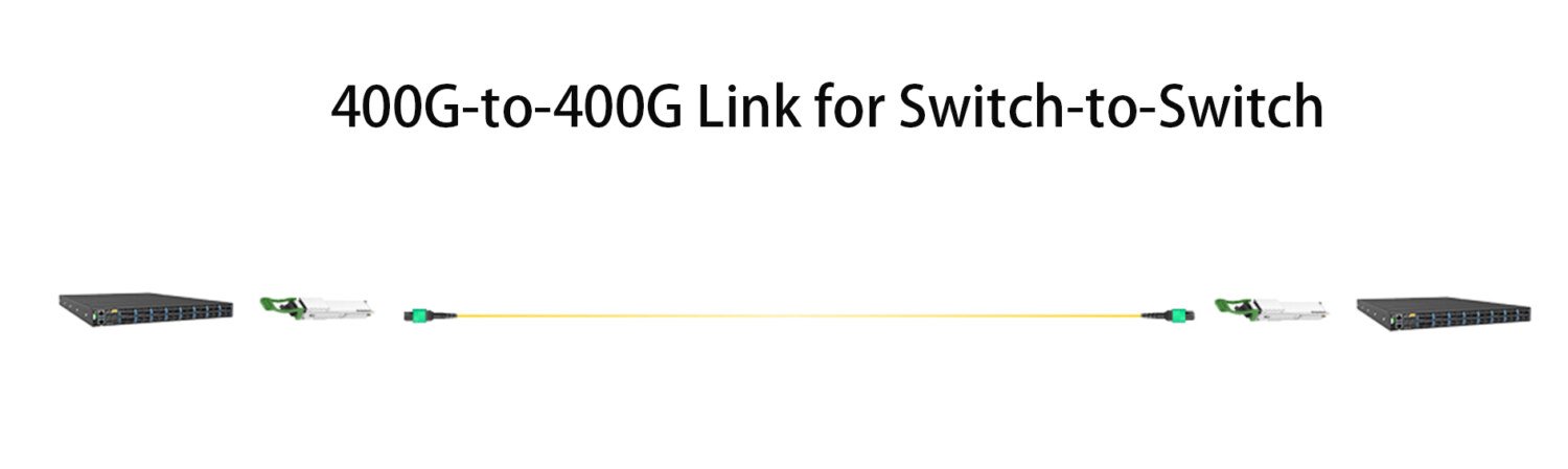 NVIDIA Ethernet Compatible 400G QSFP112 XDR4 Connections 400g to 400g link for switch to switch