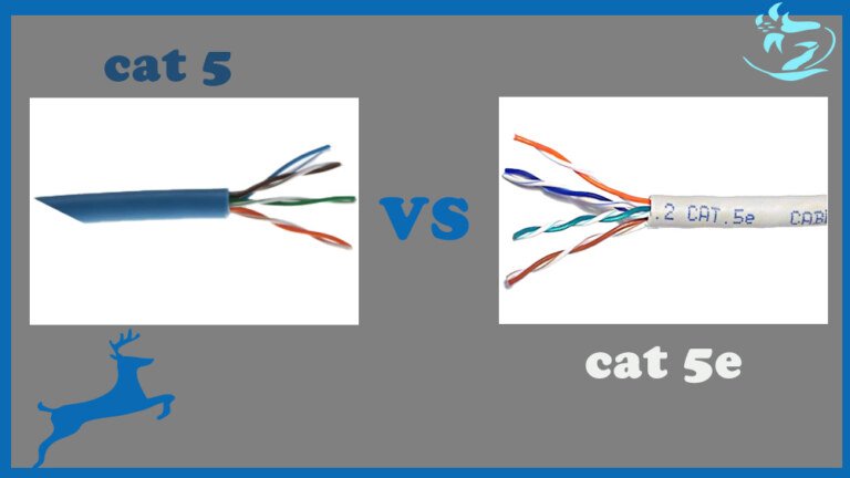 </noscript>The differences between Cat 5e and Cat 5